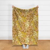 Boho Floral Wilderness - Yellow Jumbo