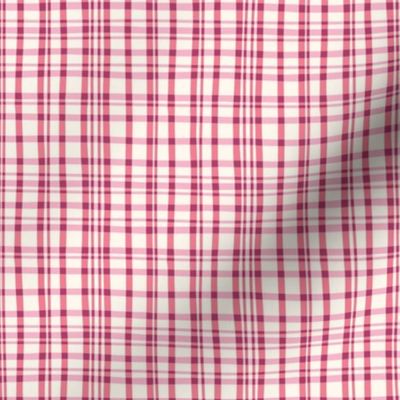 Berry Plaid in Pink - Small