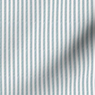 Classic Ticking Stripes // Teal