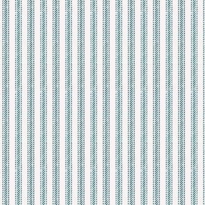 Classic Ticking Stripes // Teal
