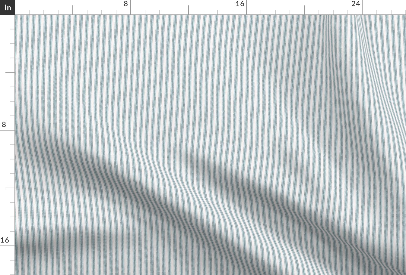 Classic Ticking Stripes // Teal