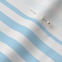 light blue and white 1/2 inch stripe