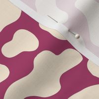 Cow Print in Magenta - Small