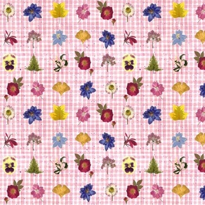 garden party pink gingham
