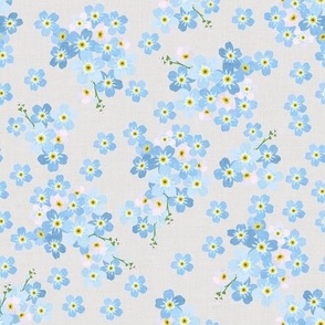 Forget Me Not Silver Grey