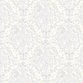 Vintage Blue Paisley