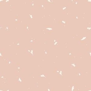 Speckled With Hearts - Dusty Pink