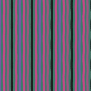 Pink, purple and black stripes