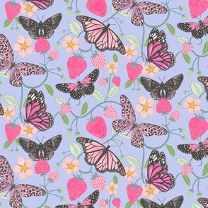 Strawberry butterflies 