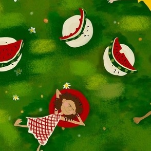 Watermelon picnic