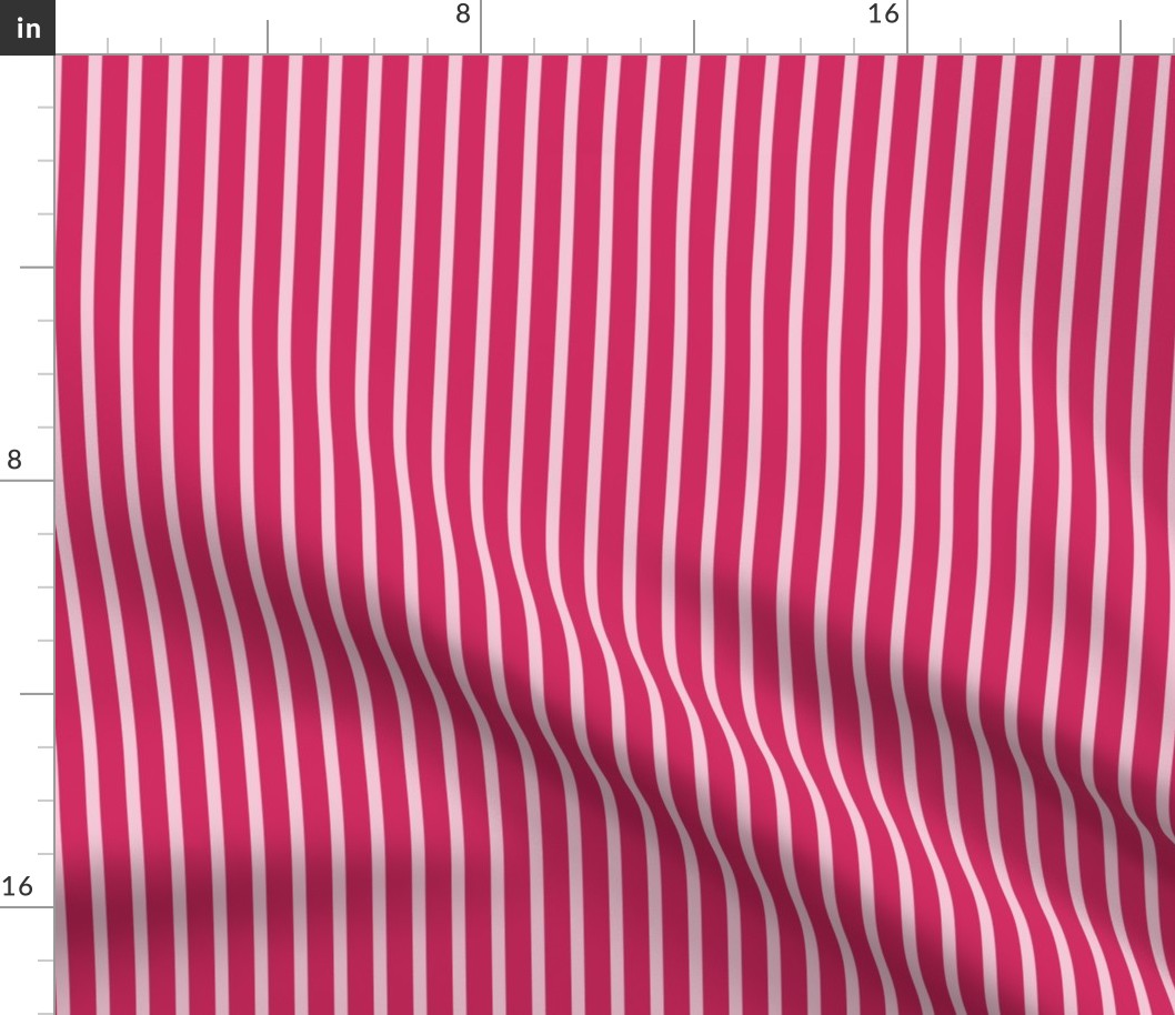 pink vertical awning stripes | medium