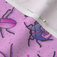 Beetles on Purple (Medium Scale)