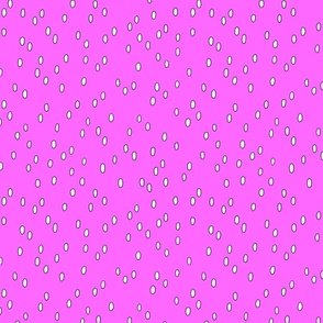 Dots - neon pink
