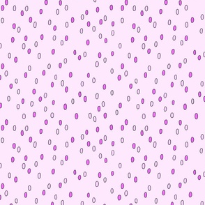 Dots - powder pink
