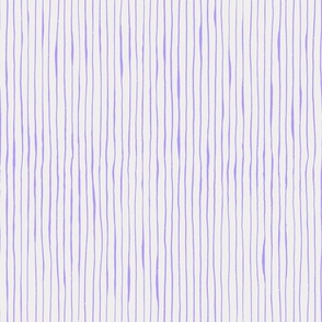 Irregular stripes - white and light purple 