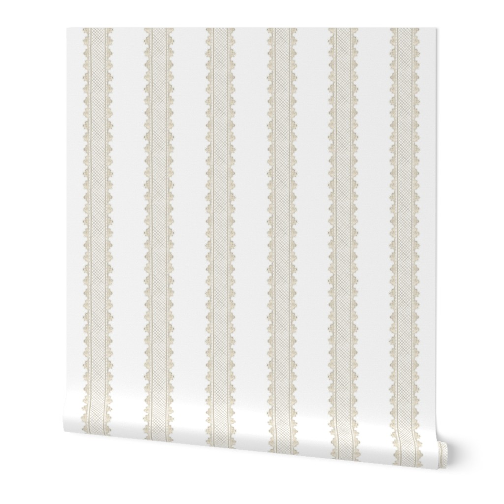 Clarabelle Beige  on White 