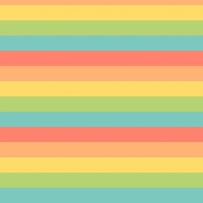 Summer Rainbow Stripe (Large Scale)