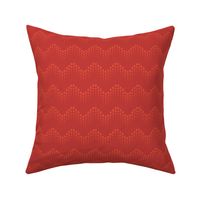 Chevron Waves, color red