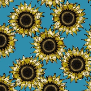 Sunflowers art 2