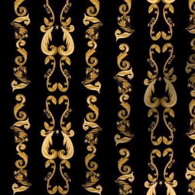 Black and Gold Baroque