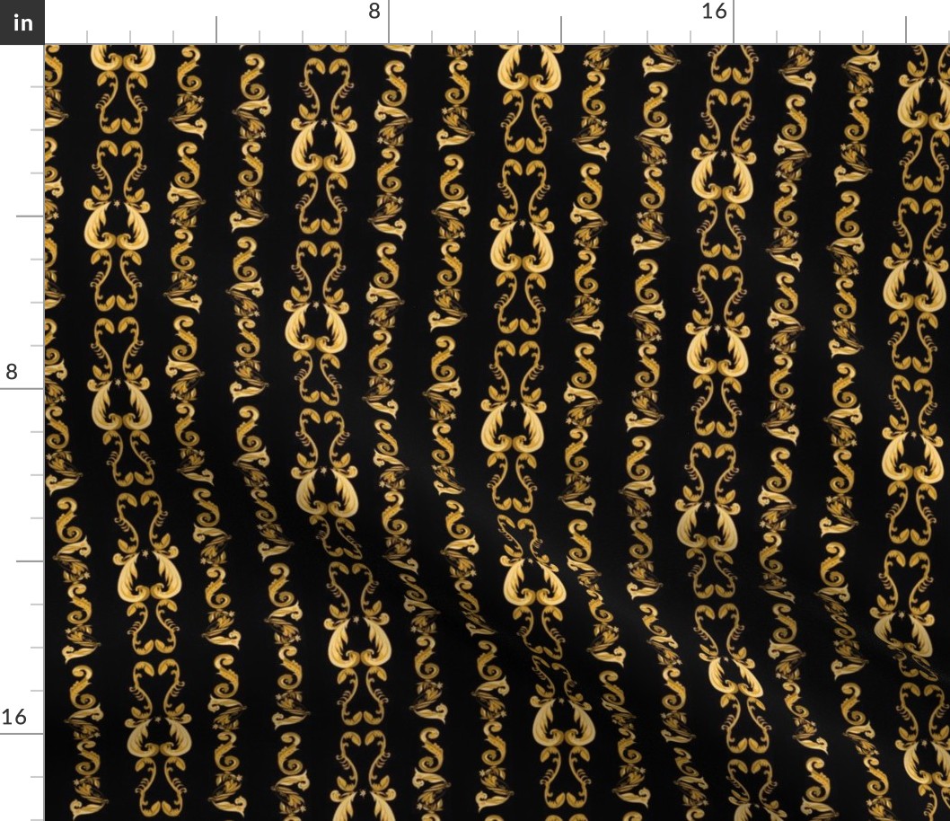 Black and Gold Baroque