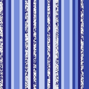 LQIF Sapphire Blue and White Stripes