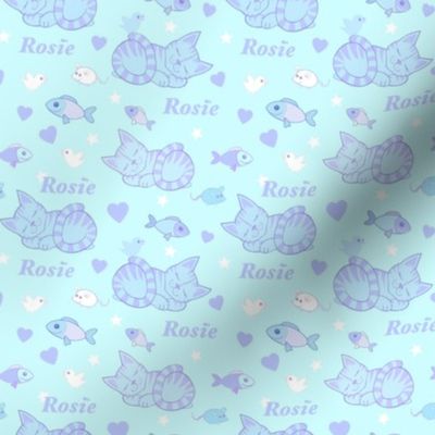 Rosie pet cat fabric