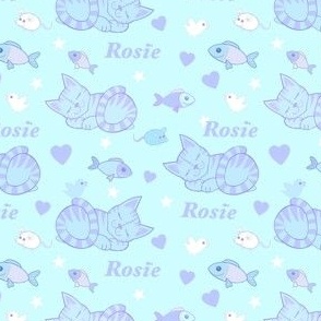 Rosie pet cat fabric