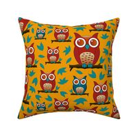 Owl Be Seeing You in Orange