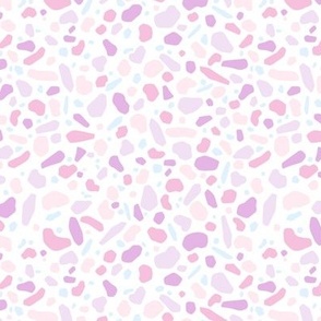 Colorful Terrazzo in Pale Pastels (Small Scale)