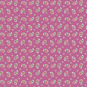 provencal tiny paisley- peony-4.5in