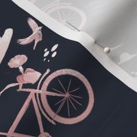 Spring Bike Blush + Navy 