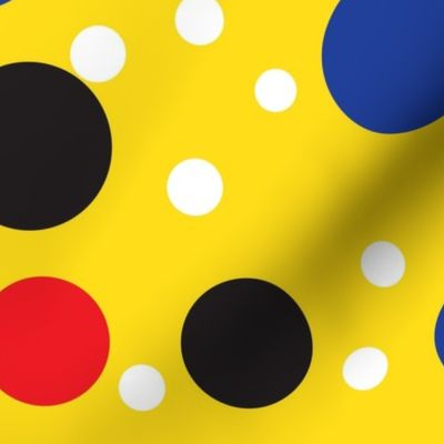 Dots_Yellow background