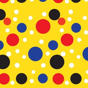 Dots_Yellow background