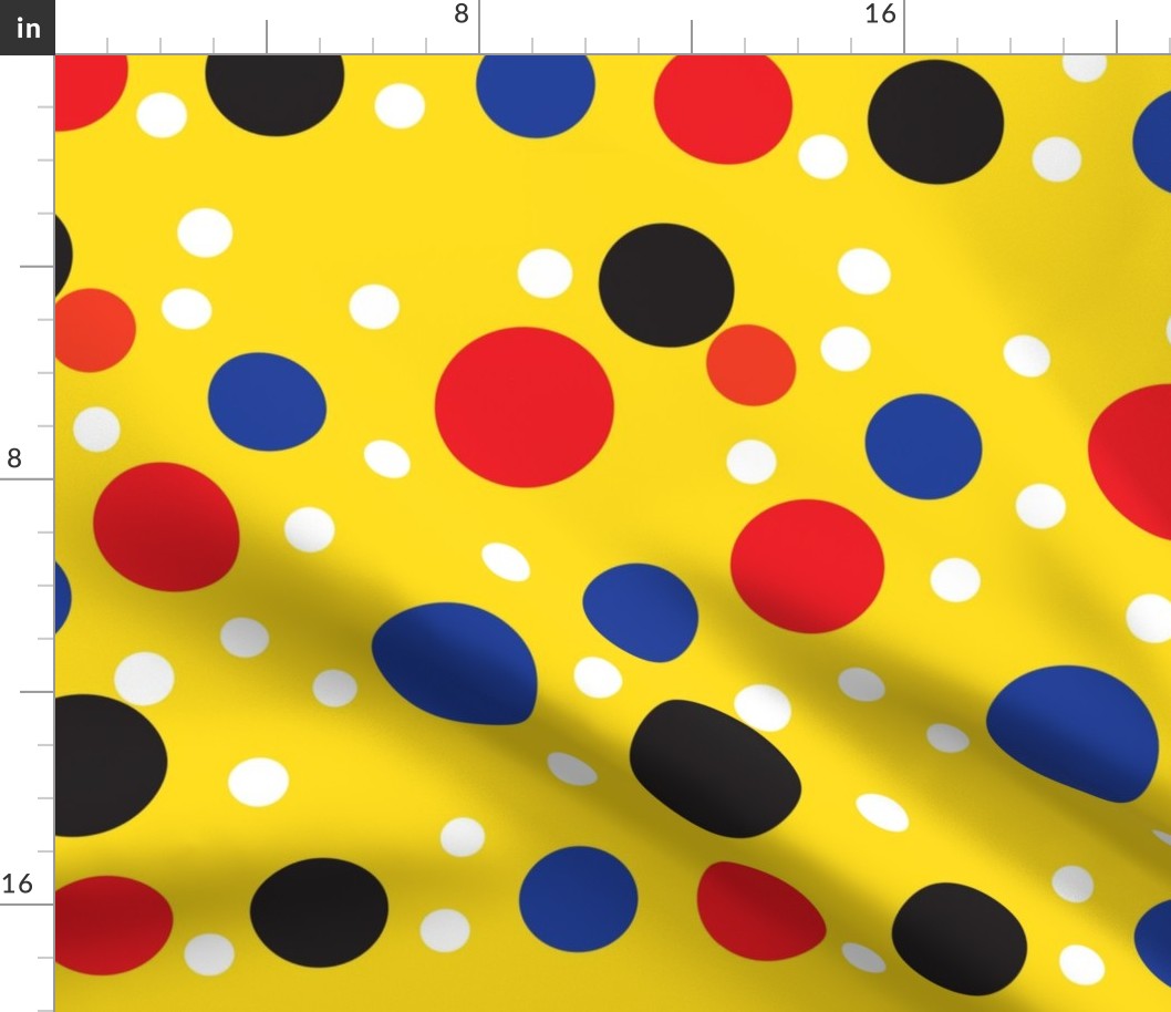 Dots_Yellow background