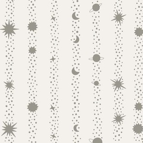 Planets and Dots - Large - Cream 