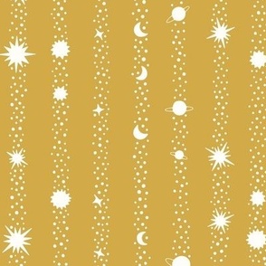 Planets and Dots - Large - Yellow 