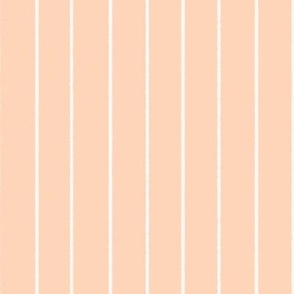 JUMBO - Light Apricot - Vertical Pin Stripes Primrose Collection