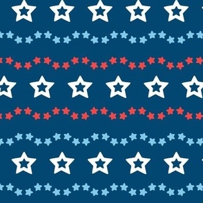 Patriotic Star Stripes (Large Scale)