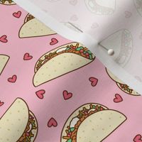 I Heart Tacos on Pink (Small Scale)