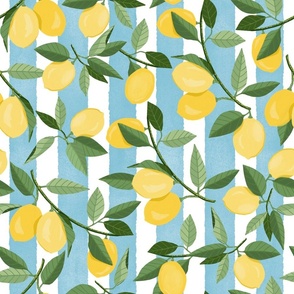 Lemons and Stripes | Mix and Match with other designs from the collection 