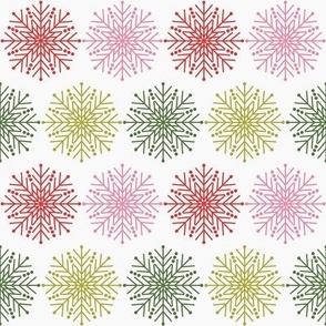 Snowflakes multicolour-nanditasingh