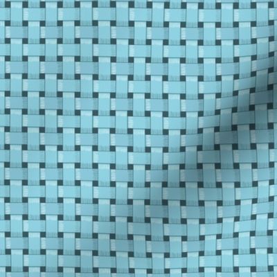 Light aqua basket weave 2x2