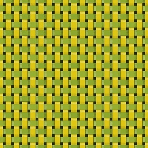 Olive green and harvest gold basket weave 4x4