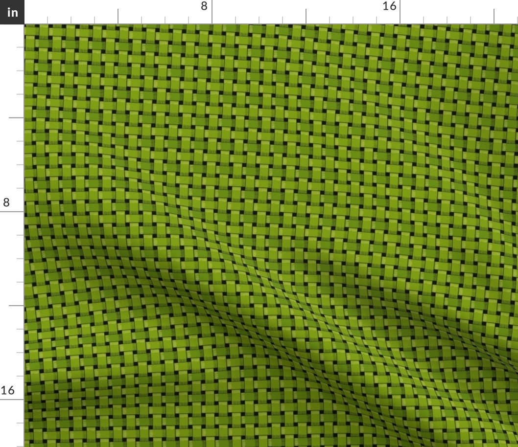 Olive basket weave 2x2