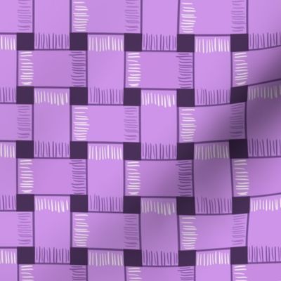 Lilac basket weave 6x6