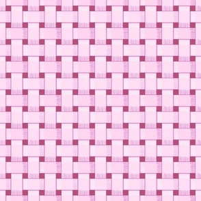 Light pink basket weave 6x6