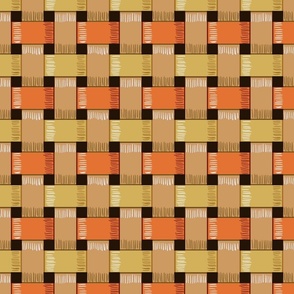 Wood tones basket weave 8x8