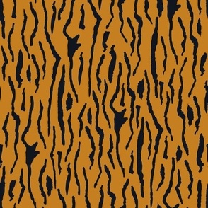 Animal Print Zebra - Gold & Black