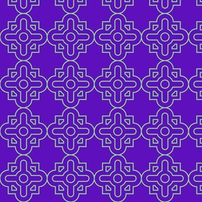 Geometric Pattern: Zellij: Merlot